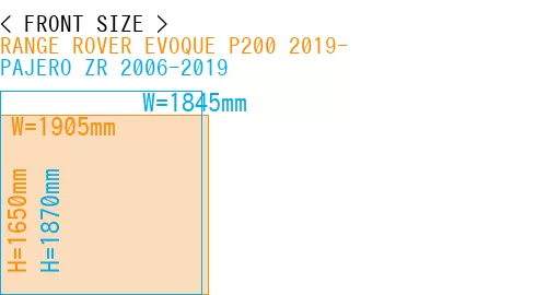 #RANGE ROVER EVOQUE P200 2019- + PAJERO ZR 2006-2019